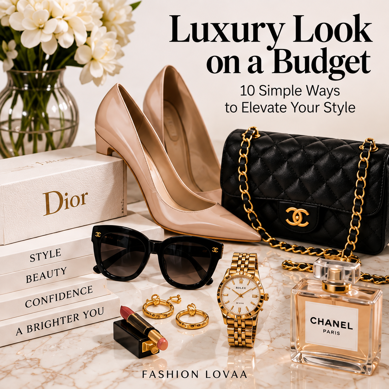 How to create a high-end luxury look on a budget for women