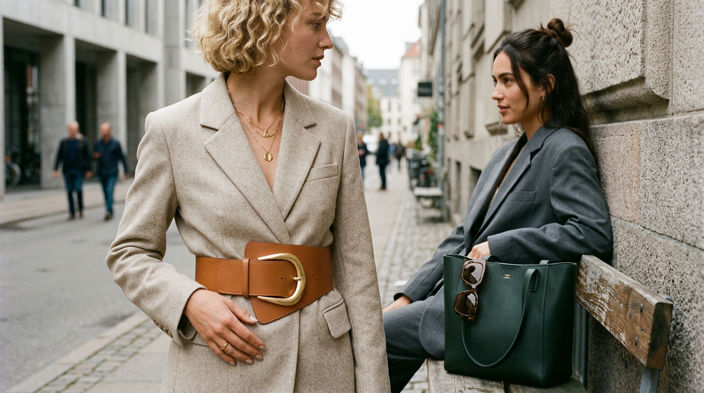 The Sculptural Waist Belt: Modern Tailoring and Leather Care