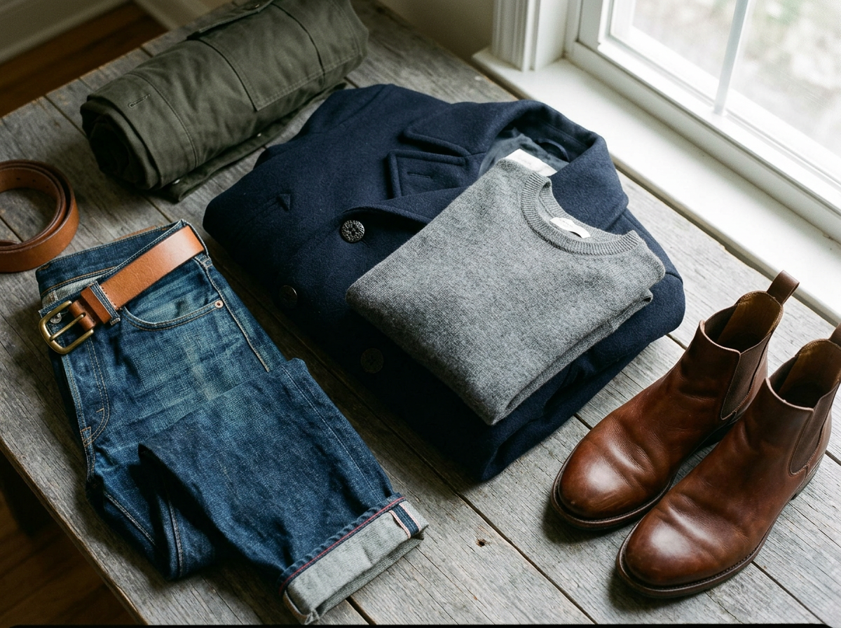 Men styling detail