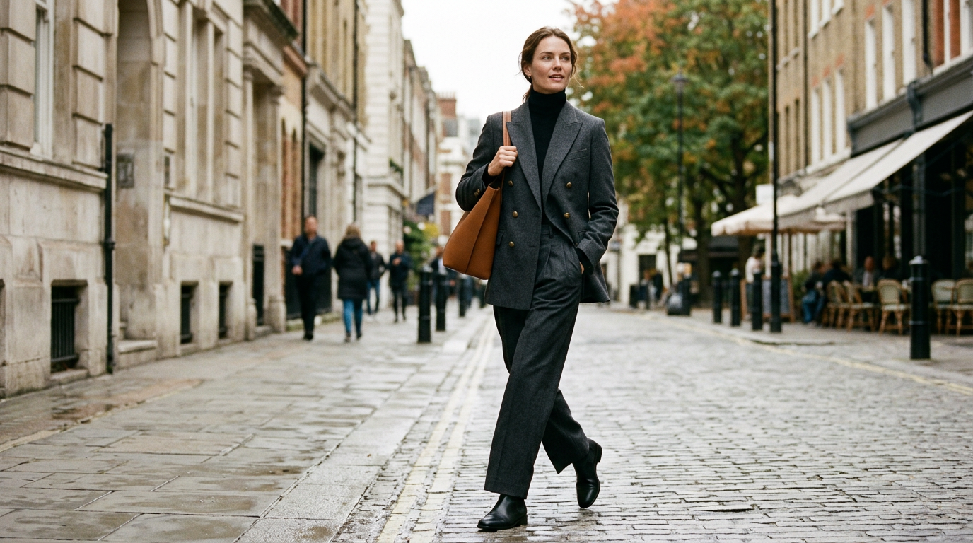 The Double-Breasted Wool Blazer: Silhouette and Fit Guide