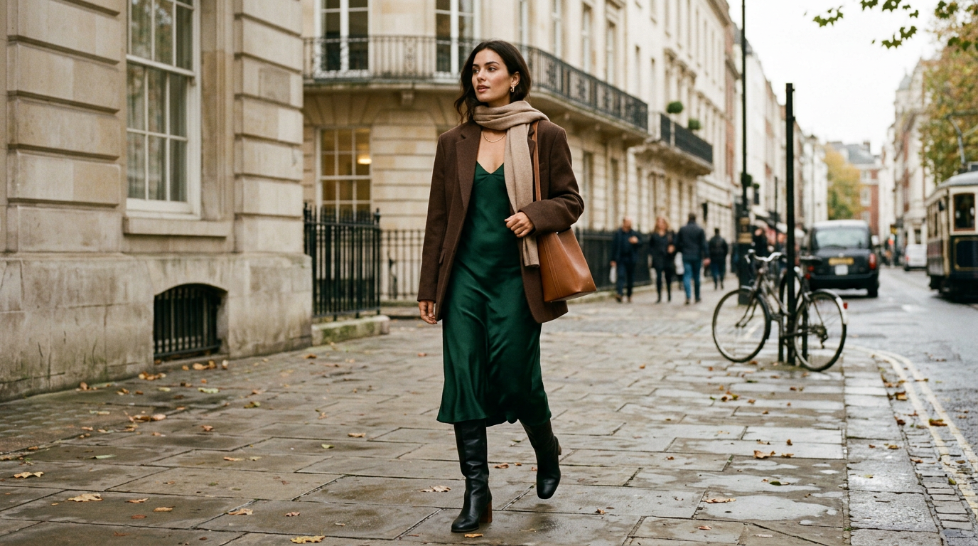 The Silk Slip Dress: Fabric Weight, Cut, and Proportions